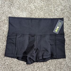 Popflex Active Black Popshort shorts